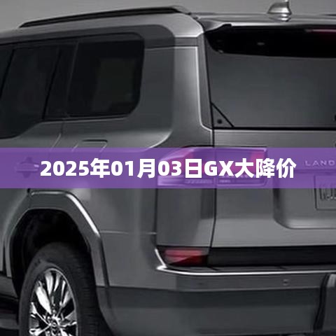GX大降价来袭，2025年1月3日优惠盛宴开启