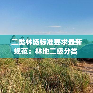 二类林场标准要求最新规范：林地二级分类 