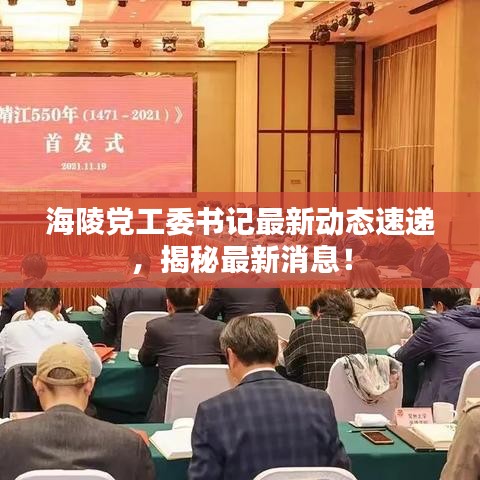 海陵党工委书记最新动态速递，揭秘最新消息！