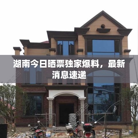 湖南今日晒票独家爆料，最新消息速递