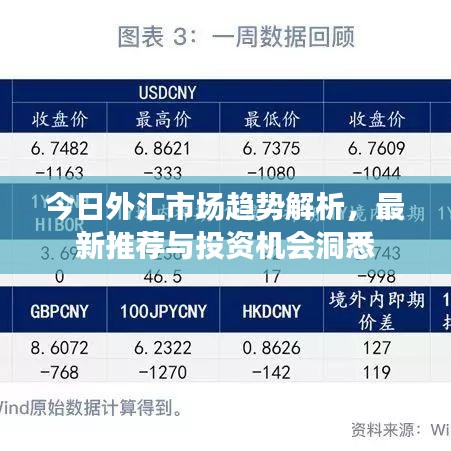 今日外汇市场趋势解析，最新推荐与投资机会洞悉