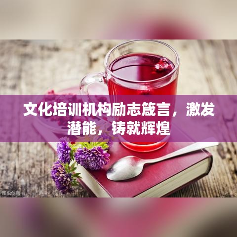 文化培训机构励志箴言，激发潜能，铸就辉煌