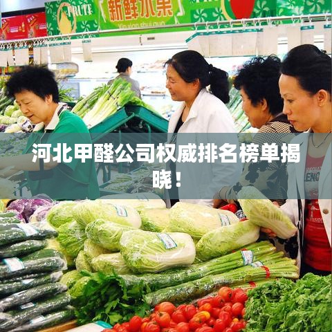 河北甲醛公司权威排名榜单揭晓！
