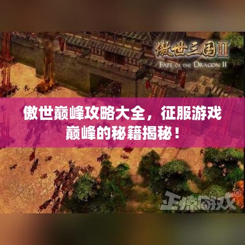 傲世巅峰攻略大全，征服游戏巅峰的秘籍揭秘！