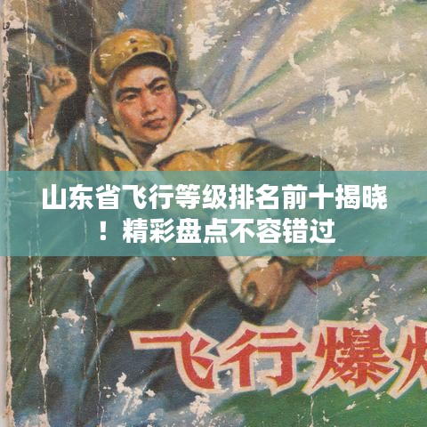 山东省飞行等级排名前十揭晓！精彩盘点不容错过