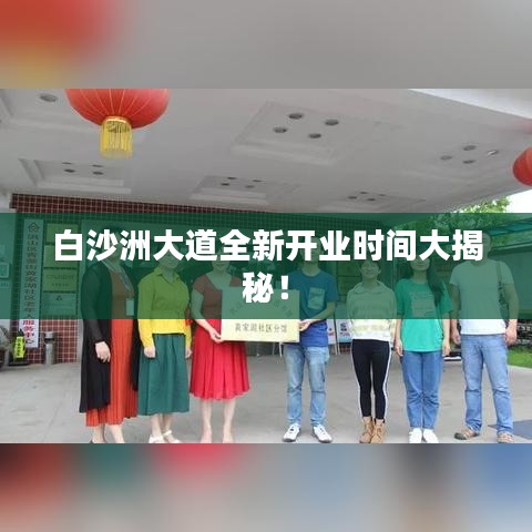 白沙洲大道全新开业时间大揭秘！