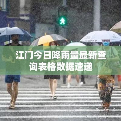 江门今日降雨量最新查询表格数据速递
