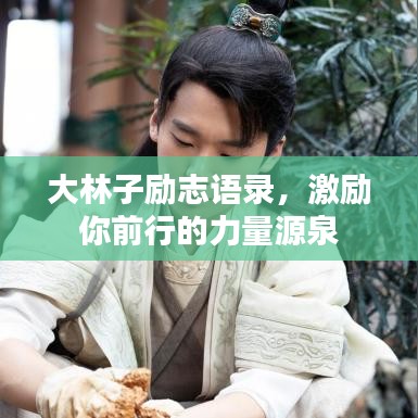 大林子励志语录，激励你前行的力量源泉