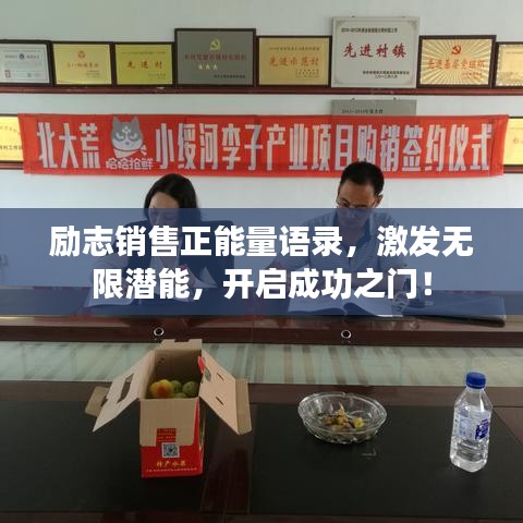 励志销售正能量语录，激发无限潜能，开启成功之门！
