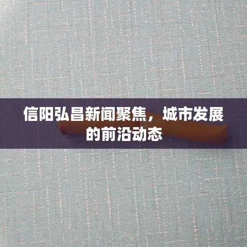 信阳弘昌新闻聚焦，城市发展的前沿动态